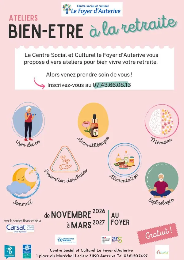 Ateliers Bien-être à la retraite