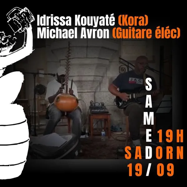 Concert d'Idrissa Kouyaté avec Michael Avron