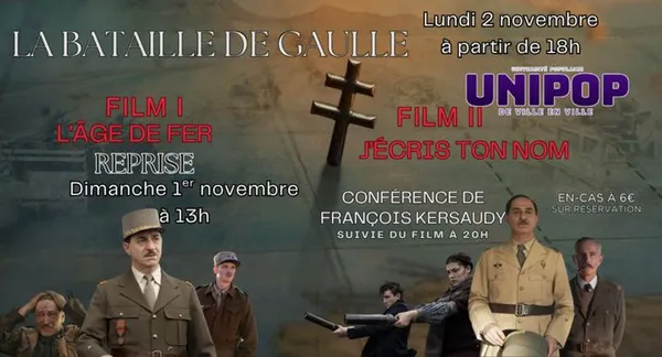 Unipop et Reprise LA BATAILLE DE GAULLE – Conférence Unipop en visio « De Gaulle et Churchill, la mésentente cordiale »