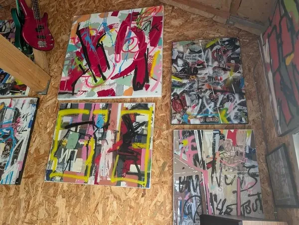 Exposition de Francis Formont (Peintures, collages)