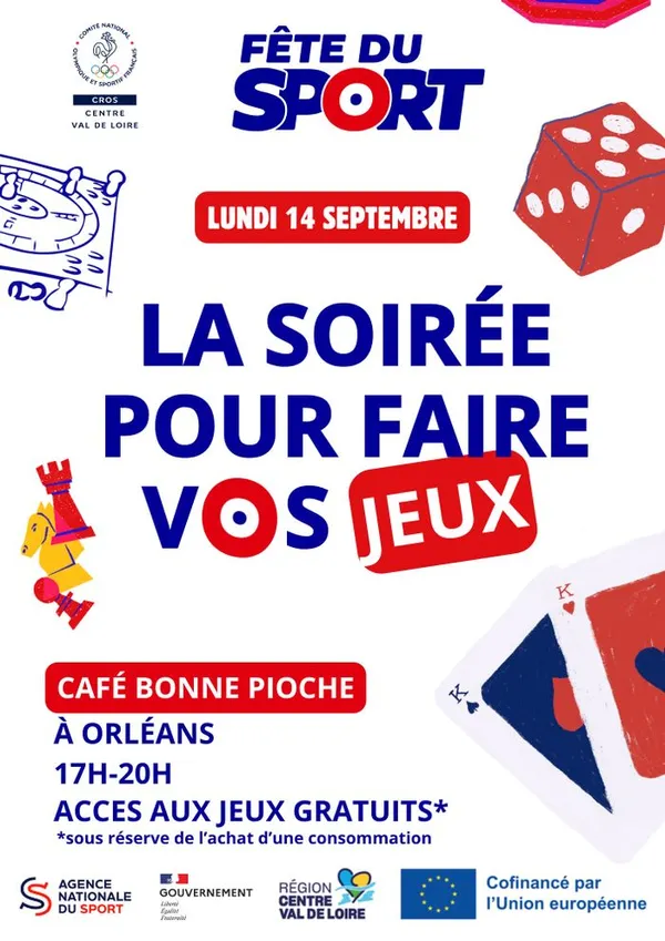 La soirée pour faire vos Jeux !