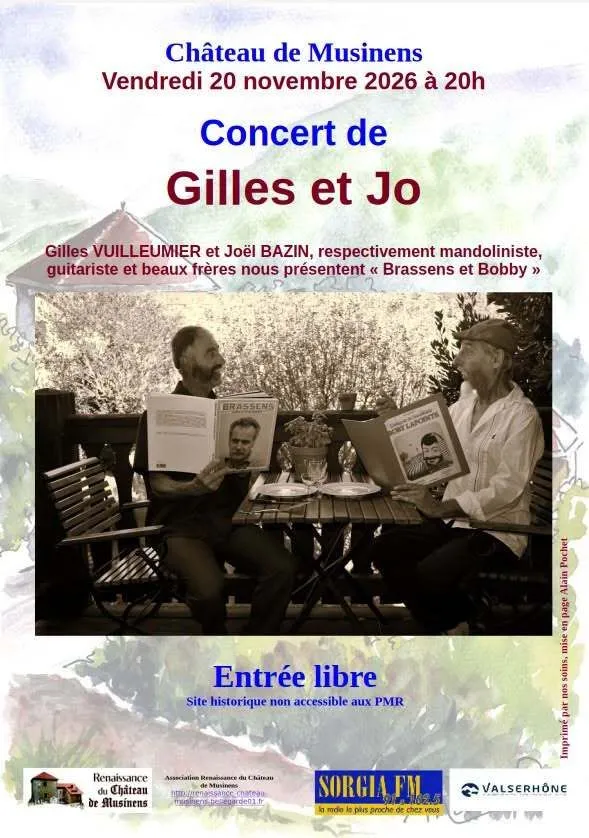 [CONCERT] Gilles et Jo