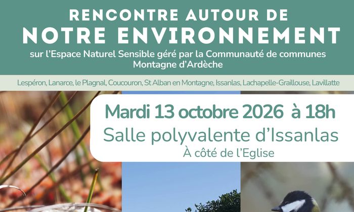 RENCONTRE AUTOUR DE NOTRE ENVIRONNEMENT – ISSANLAS