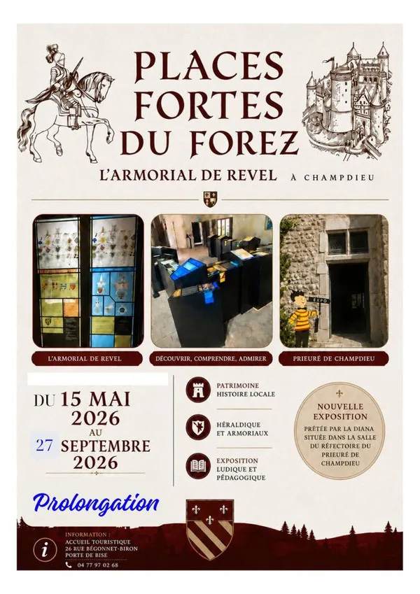 Expo « Armorial de Revel / Places fortes foréziennes «