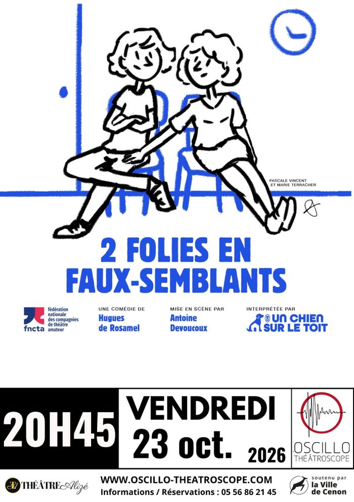"2 Folies en faux-semblants" de Hugues de Rosame