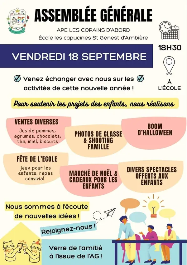 Assemblée générale de l'APE