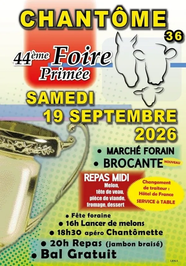 44ème Foire Primée de Chantôme