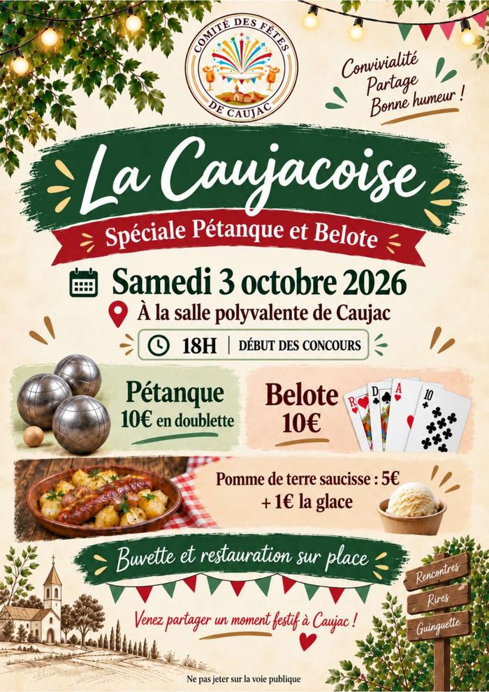 Spéciale Pétanque et Belote I Caujac