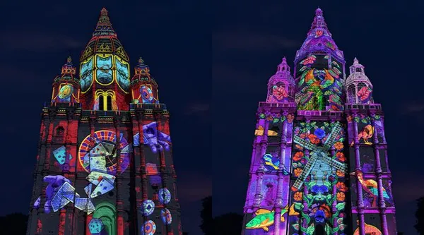 Video Mapping Festival 9 : SAINT-AMAND-LES-EAUX – Tour abbatiale – 18 et 19 septembre