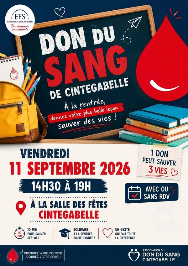 Collecte de sang Cintegabelle