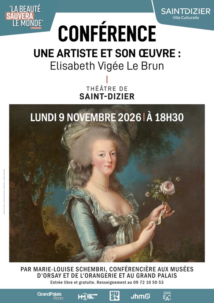 Conférence un artiste et son œuvre : Élisabeth Vigée Le Brun