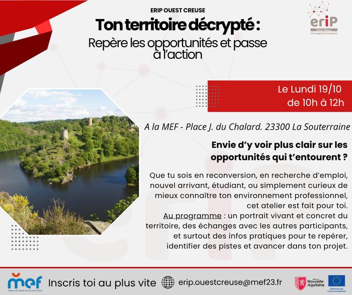Territoire décrypté : Repère les opportunités et passe à l'action
