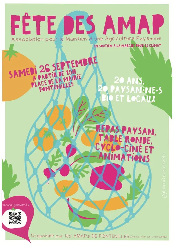 Fête de l'AMAP de Fontenilles : rencontre-dédicace avec Julien Revenu et Stéphanie Arc - Stand de livres