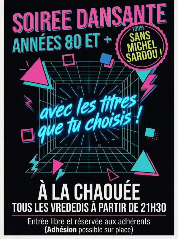 Soirée dansante Années 80's et +
