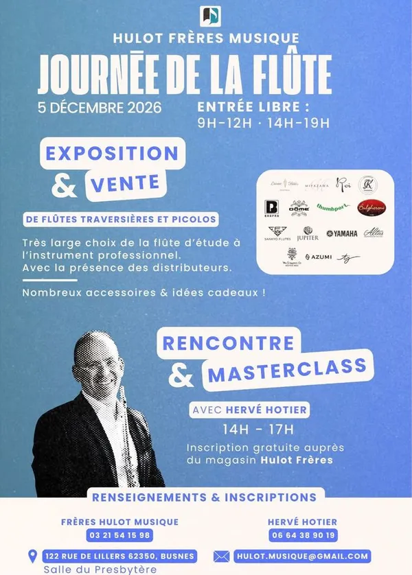 Journée de la flûte, chez Hulot à Busnes