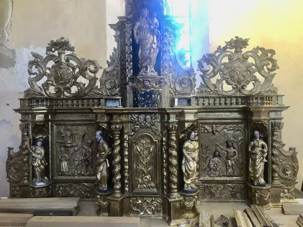 Visite de l'église Saint Jean-Baptiste et conférence sur la restauration du retable