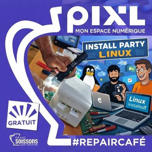 Venez réparer vos objets au Repair Café PIXl GrandSoissons