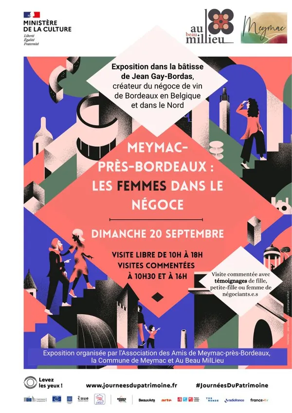 Exposition "Meymac-près-Bordeaux : les femmes dans le négoce"