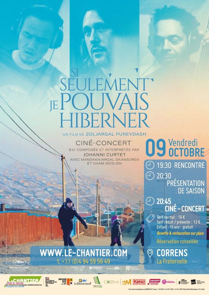 CINÉ-CONCERT - Si seulement je pouvais hiberner - Mongolie