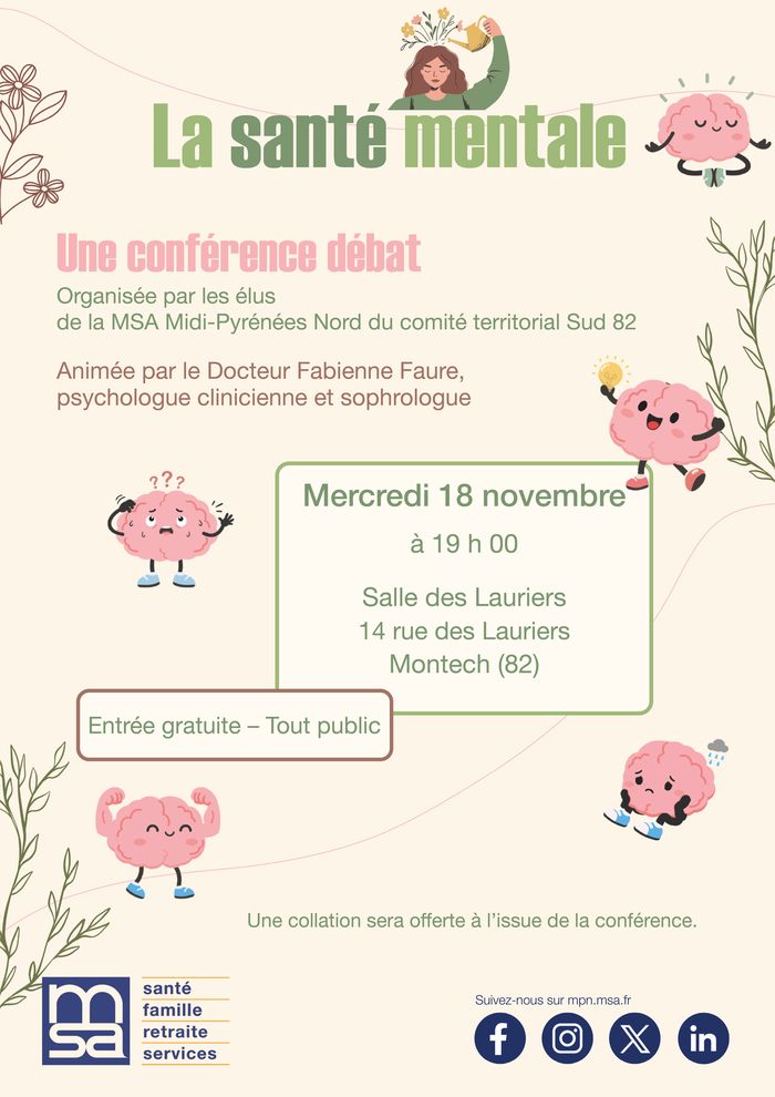 Conférence débat sur la Santé mentale