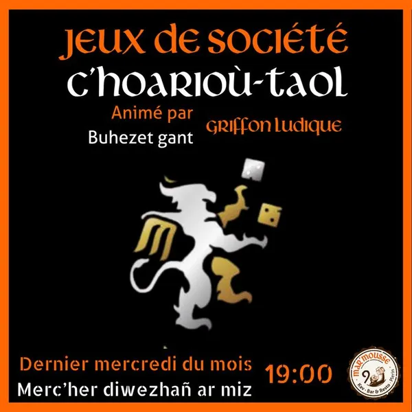 Soirées jeux animée par Griffon Ludique