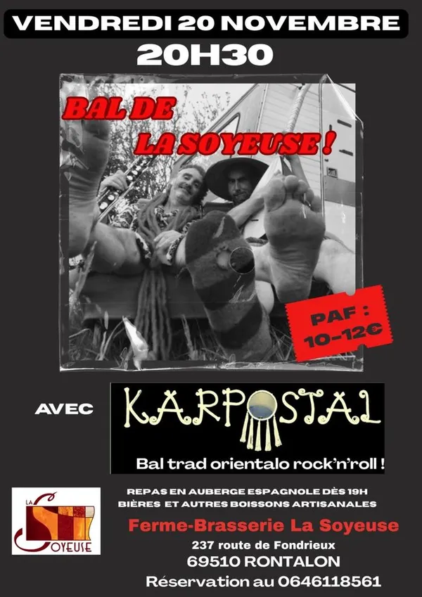 Bal folk avec Karpostal