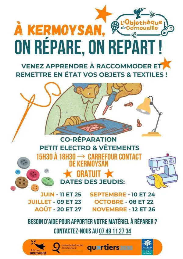 A Kermoysan, on répare, on repart !