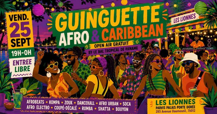 Guinguette Afro & Caribbean - Sunset Open Air Gratuit !