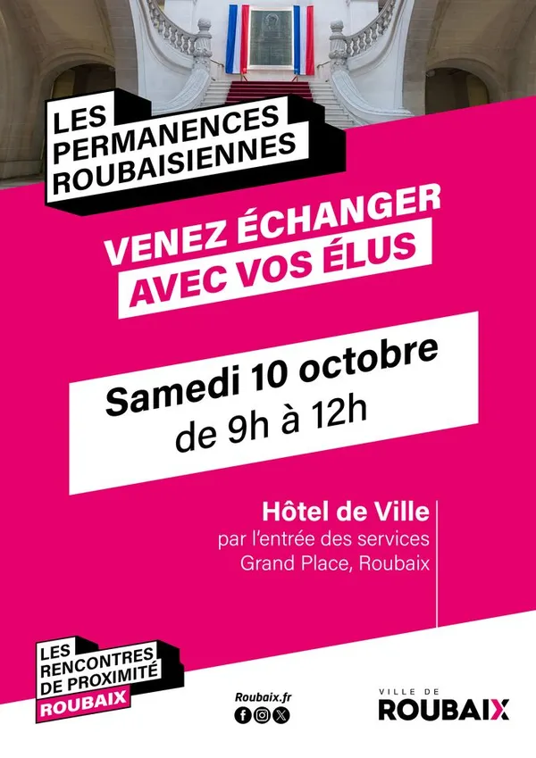 Permanences roubaisiennes - octobre 2026