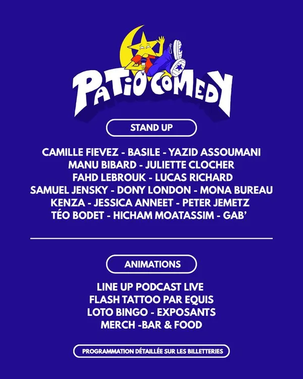 Patio Comedy Fest’2 aux Vivres de l'Art