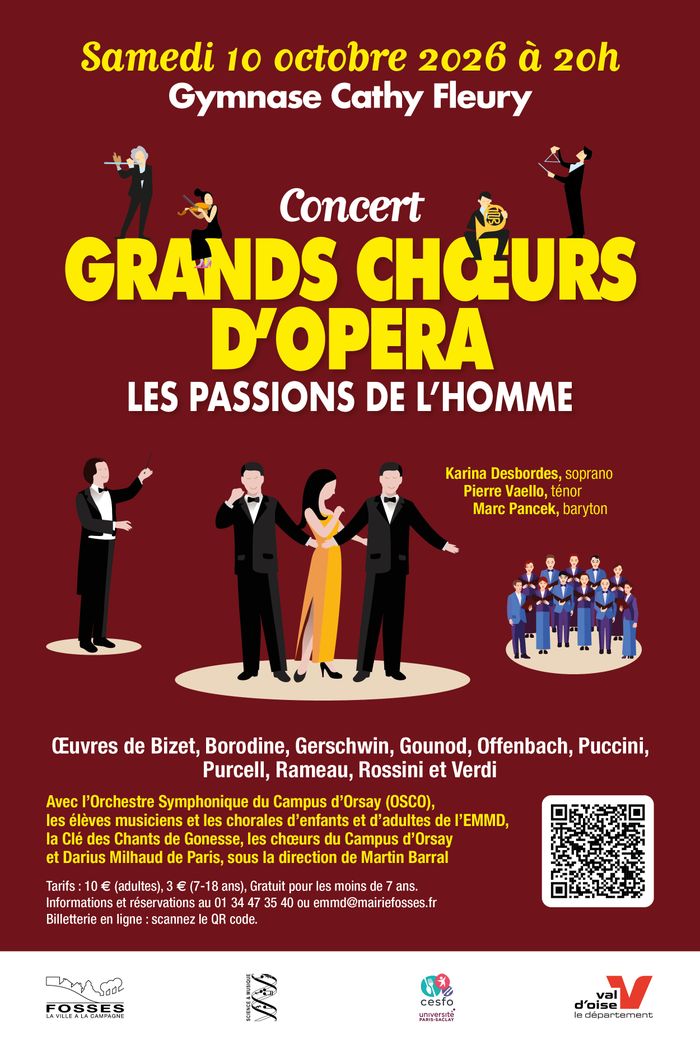 Concert symphonique « Grands choeurs : les passions de l’homme »