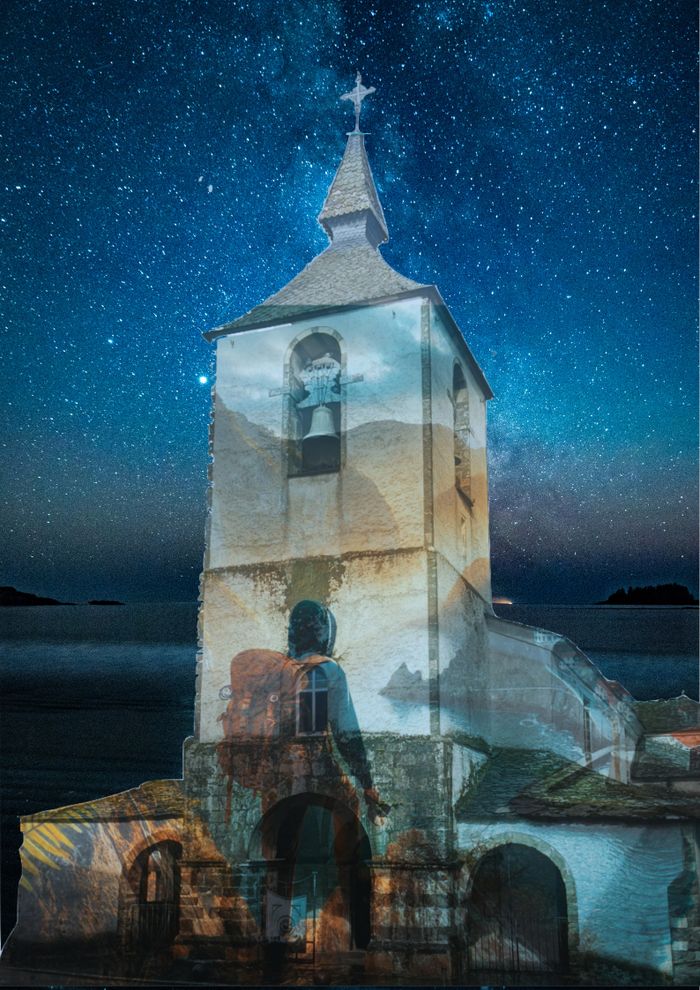 Videomapping sur le Chemin Primitif.