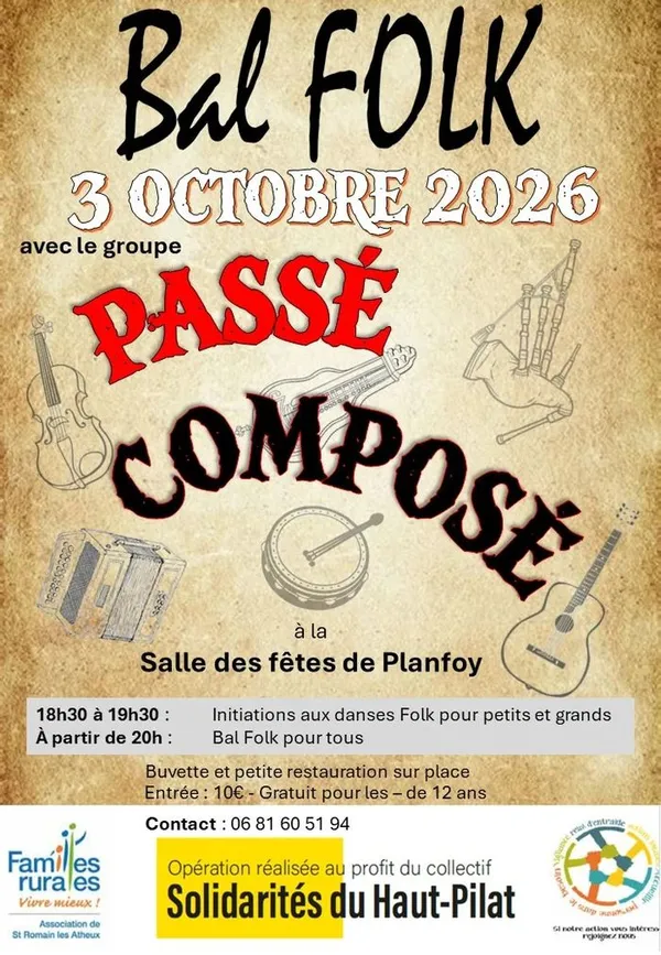 Bal Folk - Solidarités du Haut-Pilat
