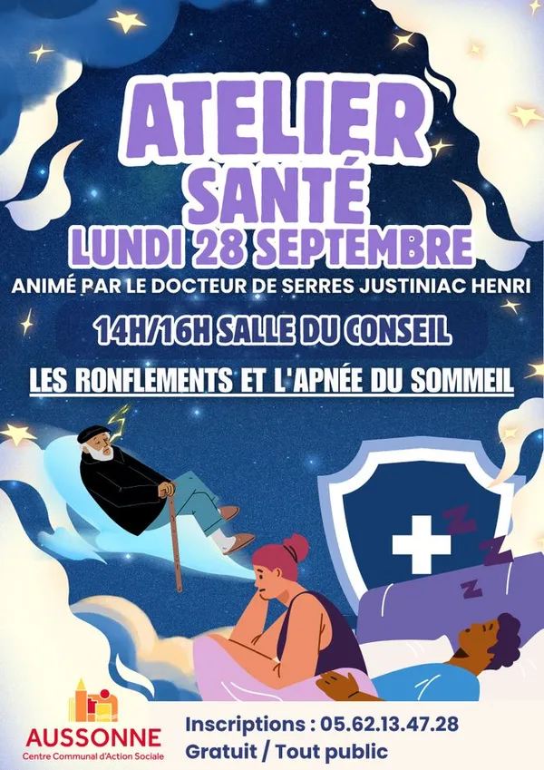 Atelier santé : les ronflements et l’apnée du sommeil