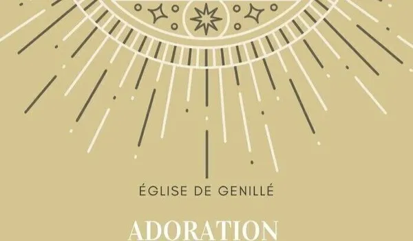 Adoration du Saint Sacrement à l'église de Genillé