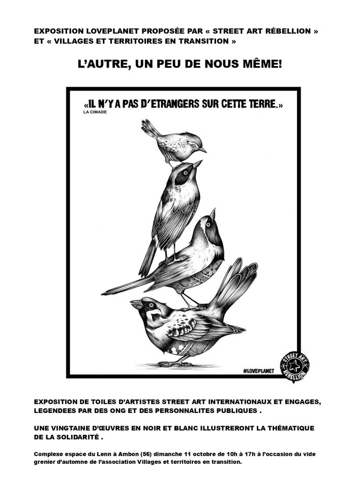 Exposition street art "L'AUTRE, UN PEU DE NOUS MÊME"