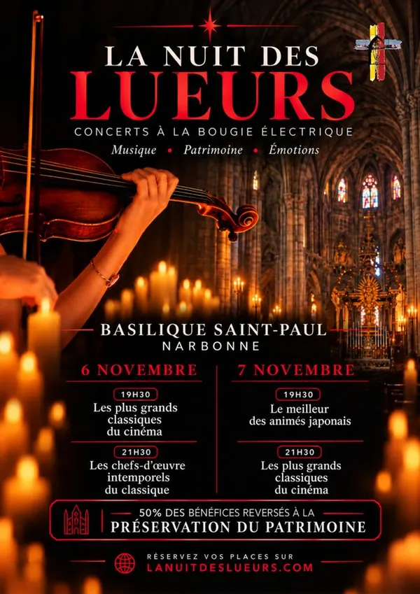 La nuit des lueurs à la Basilique Saint Paul - Serge.