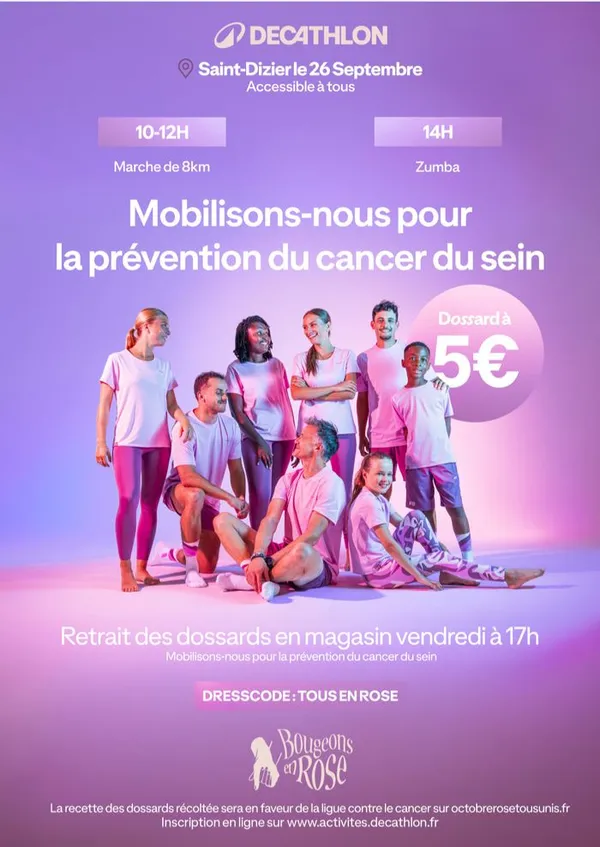 Mobilisons nous pour la prévention du cancer du sein