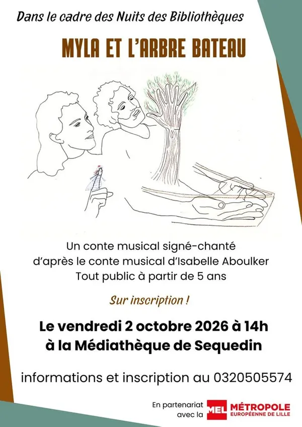 Myla et l'arbre bateau : un conte chanté et signé