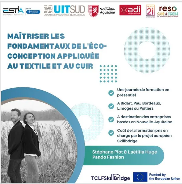 MAÎTRISER LES FONDAMENTAUX DE L'ÉCO-CONCEPTION APPLIQUÉE
AU TEXTILE ET AU CUIR