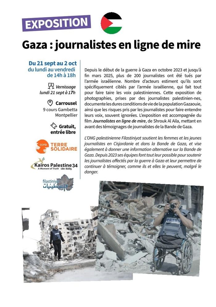 Gaza : journalistes en ligne de mire