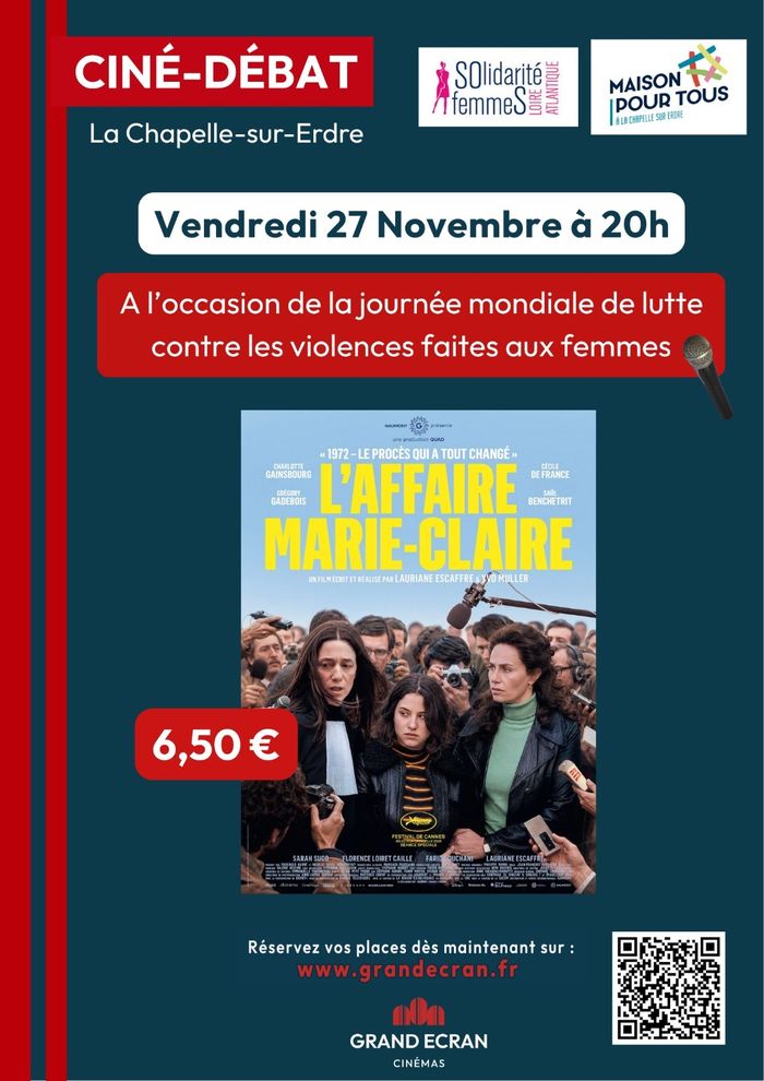 Soirée ciné-débat – L'Affaire Marie-Claire