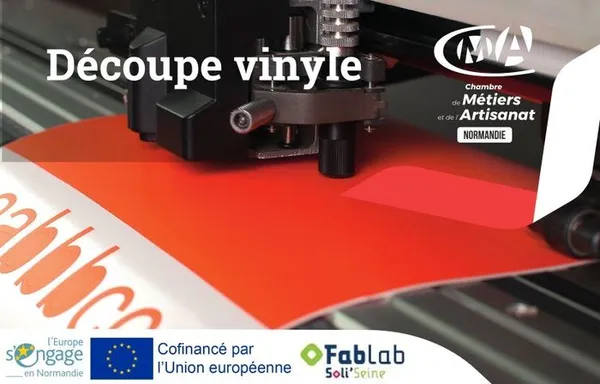 Atelier découverte Découpe vinyle au FabLab Soli’Seine (76)