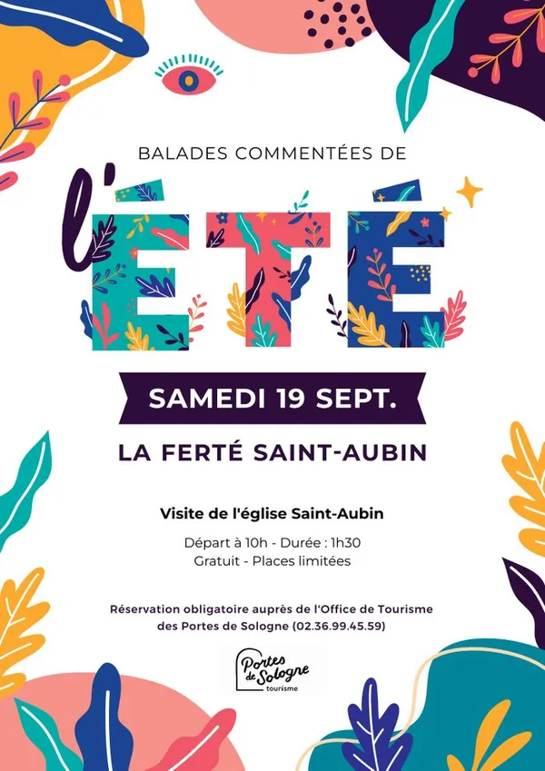Balades commentées de l’été • Visite de l’église Saint Aubin