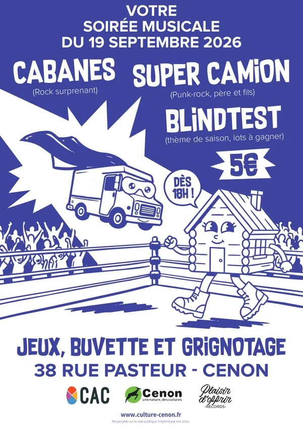 Soirée concerts et blind test – Plaisir d’Offrir Records x OCAC