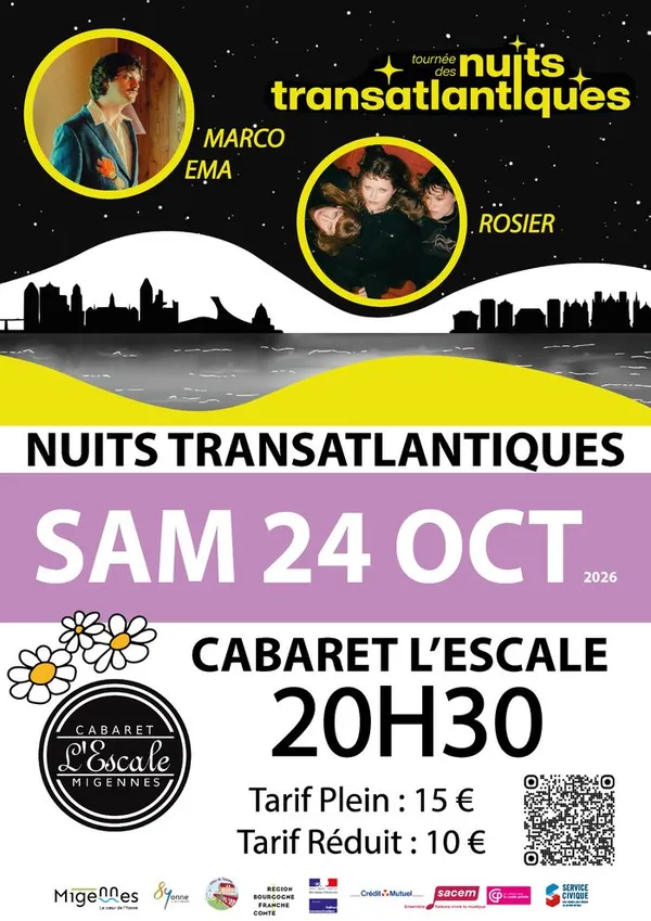 Nuits transatlantiques Marco Ema + Rosier