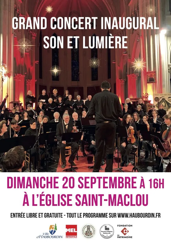 Grand Concert inaugural son et lumière de l'église Saint-Maclou