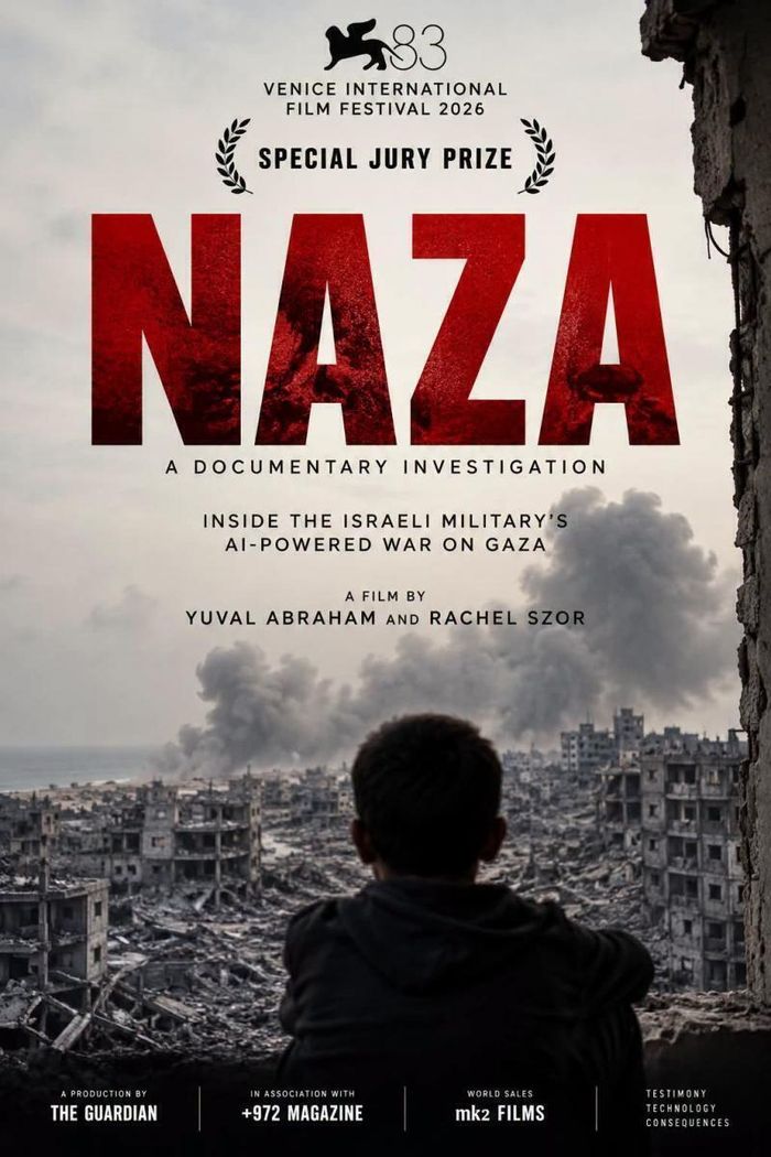 Projection du film NAZA de Yuval Abraham et Rachel Szor, suivie d'une rencontre avec le critique Samir Ardjoum et le Collectif Palestine 14