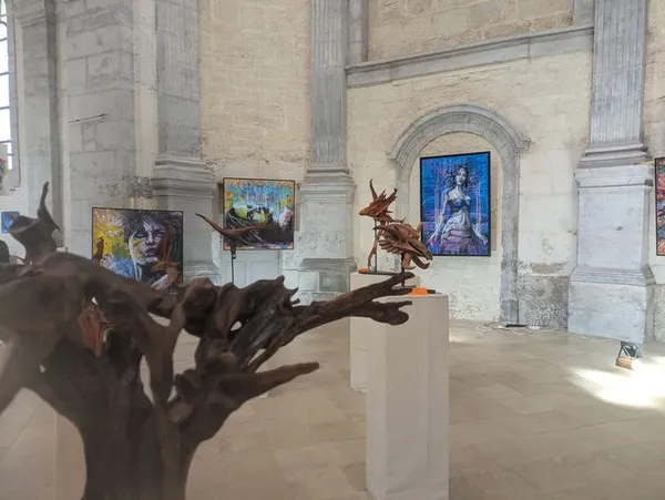 Exposition de peintres amateurs à l'abbaye de Baume-les-Dames