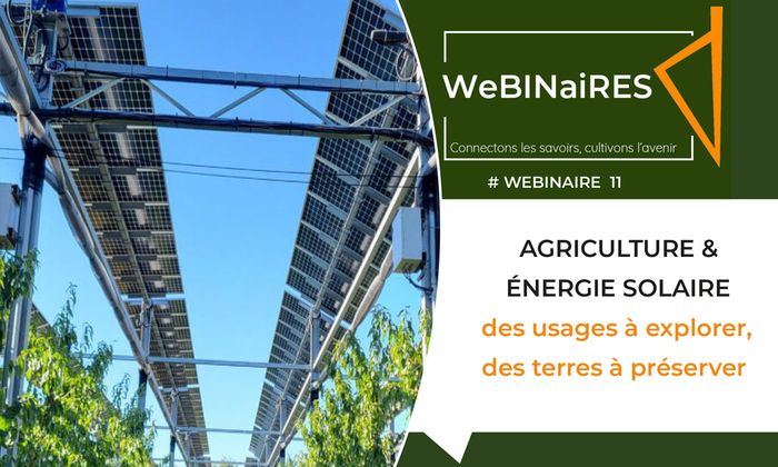 Webinaire de l'innovation : Agriculture & Energie solaire
